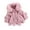 Pink, variant on Kids' $10 Under Kids Thick Jacket Baby Girls Faux Fur Solid Color Coat with Big Fur Collar Thick Warm Outerwear Clothes Save Big