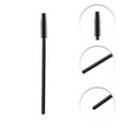 thumbnail image 3 of Unique Bargains 50 Pcs Convenient Silicone Eyelash Brush for Bathroom All Black Plastic Silicone, 3 of 5