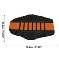 thumbnail image 3 of Cubierta de asiento de Motocicleta Unique Bargains Motocross Anti Deslizante Naranja negro, 3 of 8