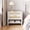 White, variant on Demi Bonn Rattan Nightstand with 2 Drawers, Storage Shelf, Boho Narrow Side Table, Bedroom Furniture, White