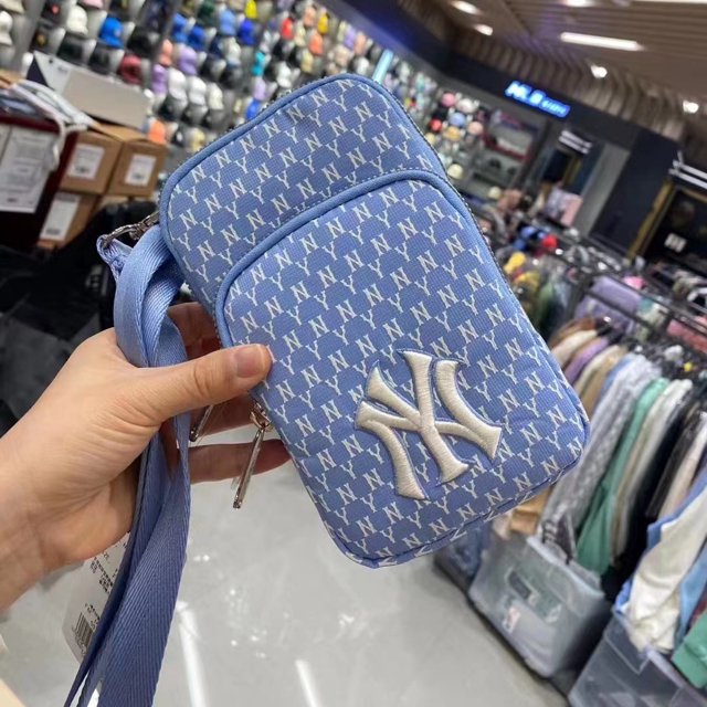 MLB Bolsa Bolsos Nuevos Auténticosmlb NY NEW YORK YANKEES/Bolso De Hombro Mujer Para Teléfono Móvil/mini Bandolera Gao Jiahui unisex
