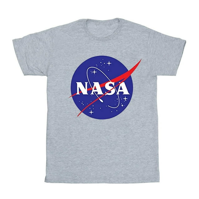 NASA T-Shirt pour Garçons avec Logo d'Insigne