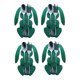 thumbnail image 4 of Juego de Bolsas para Cubiertos de Pascua, Decoración Festiva, Diseño de Tela Colorida, Vajilla Versátil, Celebración de Pascua, Juego de 4 Piezas, 15 X 11 Cm Cada Una, 4 of 5
