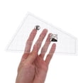 thumbnail image 2 of Miangastore 5pcs Quilting Template Set Acrylic Templates For Quilting Sewing Machine Ruler DIY Hand Patchwork Quilt Templates Ruler For DIY Craft, 2 of 8