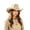 Beige, variant on Classic Cowboy Hat for Western Cowhide Wide Brim Outdoor Sun Fashionable Style Cowboy Hat for Boys 7 Years