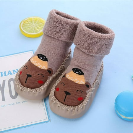 

Autumn And Winter Baby Floor Socks Doll Socks Thick Terry Cotton Socks Baby Socks