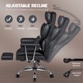 thumbnail image 4 of Executive Office Desk Chair 400 Lbs, Ergonomic Big and Tall Office Chair High Back PU Leather Computer Chair With Footrest & Lumbar Support, 4 of 7