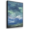 thumbnail image 3 of Island Dusk - Framed Premium Gallery Wrapped Canvas L Frame 3 Piece Set - Ready to Hang, 3 of 9