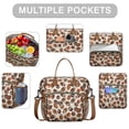 thumbnail image 2 of Beige Footballs and Numbers Pattern Womens Lunch Box for Work,Insulated Large Lunch Bag for Tween and Teen,Loncheras Para Mujer,Leakproof Adult Lunch Bag for Work,Beach,Travel,Picnic,Camping, 2 of 7