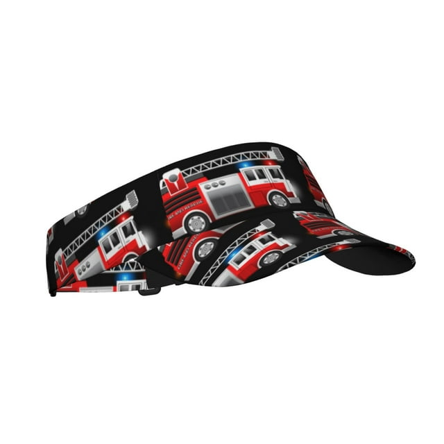 Balery Fire and Rescue Truck Gorra deportiva con visera ajustable para mujer y hombre (talla única)