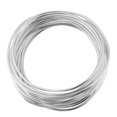 thumbnail image 1 of SUTENGDA 5 Meters Roll 2mm Colorful Round Oxidation Aluminium Wire Bendy Craft Wire DIY Accessories For Jewelry Making Modelling Making and Crafts (Silver White), 1 of 3