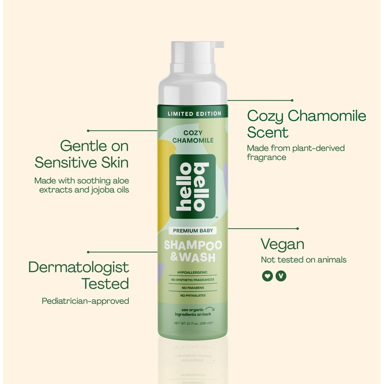 Hello Bello Chamomile Infant Shampoo & Body Wash, Tear-Free, All Skin  Types, 10 fl oz - Walmart.com