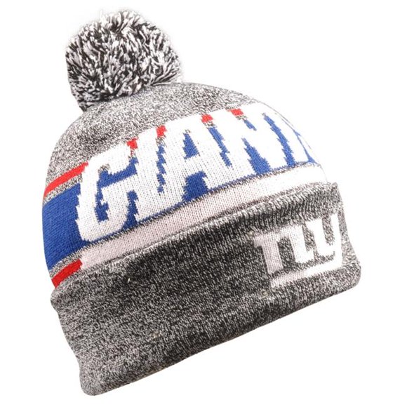 Forever Collectibles 9279792053 Bonnet Lumineux à Rayures Gris New York Giants
