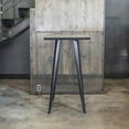 thumbnail image 2 of AmeriHome Loft Black Metal Pub Table with Metal Top, 2 of 2