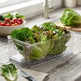 thumbnail image 4 of Mainstays Plastic Pull-Out Colander Bin with Removable Drainage Tray, Large, Clear, Ideal Use for Storage and Transport, 4 of 10