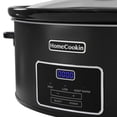 thumbnail image 6 of 8qt Large Programmable Slow Cooker with Removable Crock for Family Dinner, Dishwasher Safe - Black, 6 of 6