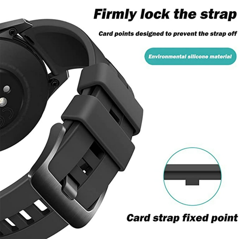 Rubber Replacement Watch Band Strap Loops Silicone Watch Band Holder Watch Strap Keeper Smartwatch Band Retainer Loop Watch Fastener Rings Style 6 pcs Walmart