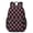 Pink and Black, variant on Pink and Black Checkered Pattern 17" School Backpacks for Teens,Waterproof Oxford Fabric,S-Shape Padded Straps for School,Travel,Hiking,Camping