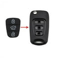 thumbnail image 4 of Maytalsory Plastic Vehicle Remote Key Fob Professional 3 Button Fashion Rubber Pad Case Accessories Replacement for I10 I20 I30 1Pc 1Set, 4 of 6