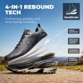 thumbnail image 3 of NORTIV 8 Men's Waterproof Hiking Shoes Non-Slip Lightweight for Walking Comfort Outdoor Trekking Camping Climbing Daily Fashion Sneakers Armadillo FieldLite, 3 of 8