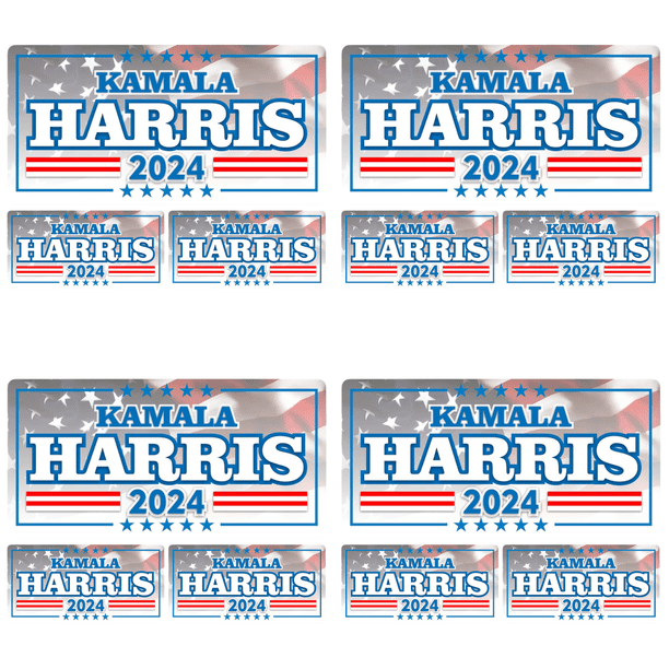 Calcomanías para Parachoques Coche Pegatina Las Elecciones Presidenciales Kamala Harris 2024 3 Uds.