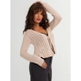 thumbnail image 4 of Jessica Simpson Women's Tana Tie Front Cardigan, Sizes XS-XL, 4 of 6