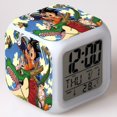 thumbnail image 1 of Reloj despertador de Dragon Ball para niños, despertador LED colorido, figura de dibujos animados luminosa, Son Goku, Vegeta, luz nocturna, regalos de juguete, 1 of 4