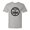Heather Grey, variant on PleaseMeTees™ Mens From Born Made In USA United States Logo Label Tee