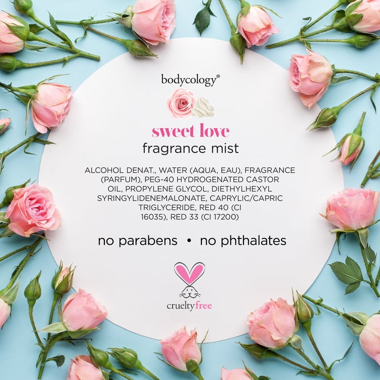 Bodycology Sweet Love Fragrance Body Mist, 8 fl oz (3-Pack) photo 8