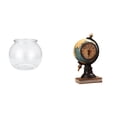thumbnail image 1 of Acuario de escritorio,Pecera pequeña transparente,pecera,jarrón,mesa,Tanque de peces Contenedor de acuario transparente Hogar,Figura de escritorio,Reloj de mesa con forma de globo terráqueo, 1 of 8