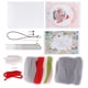thumbnail image 4 of Kit de fieltro con aguja para principiantes, kit de fieltro con aguja, suministros de fieltro de lana, decoración del hogar, confiable y duradero, 4 of 14