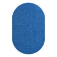 thumbnail image 3 of Unique Loom Solid Shag Collection Area Rug (5' 3" x 8' Oval Periwinkle Blue), 3 of 7