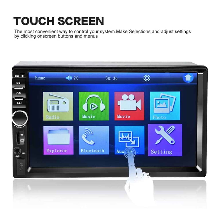 7018B 7 Inch Bluetooth V2.0 Car Audio Stereo Touch Screen MP5 