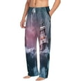 thumbnail image 2 of Balery Men'S Boat Lighthouse Storm Waves Pants,Sleepwear Pants,Pajama Pants,Pj Bottoms Drawstring And Pockets-Xx-Large, 2 of 9