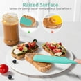 thumbnail image 6 of U-Taste Silicone Jar Spatula: 600ºF Heat-Resistant Food-Grade Sourdough Stirring Stick, 10in Seamless Flexible Peanut Butter Spreader (Aqua Sky), 6 of 10