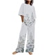 thumbnail image 2 of Puntoco Pantalones Cortos De Moda para Mujer Conjunto Informal De Manga Corta Estampado De Dos Piezas Liquidación Puntoco Puntoco-2341, 2 of 5