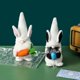 thumbnail image 5 of Decoraciones de escritorio de gnomos de Pascua, decoraciones de escritorio de gnomos de Pascua, lindo muñeco de conejito de Pascua de peluche enano sin rostro, estándares líderes en la industria, 5 of 8