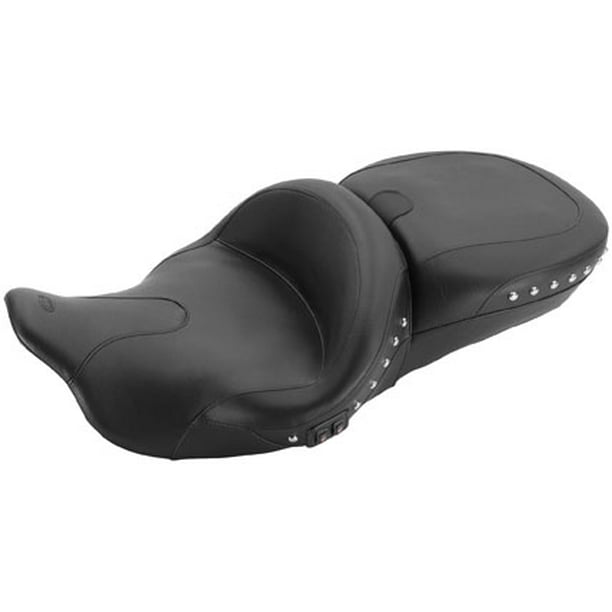 Mustang Motorcycle Products Summit FL Touring One Piece Seat Chrome Studs Heated 76864 Walmart