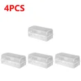thumbnail image 1 of 1-5pcs Weatherproof Electrical Box Outdoor Waterproof Enclosure Plastic Box Electronic Cable Management Box For Protect Plug White 4pcs, 1 of 6