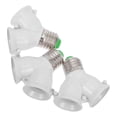 thumbnail image 4 of FELTECHELECTR Adaptador de portalámparas E27 a doble E27, convertidor de portalámparas en forma de Y, para casa, oficina y escuela, 3 unidades, 4 of 5