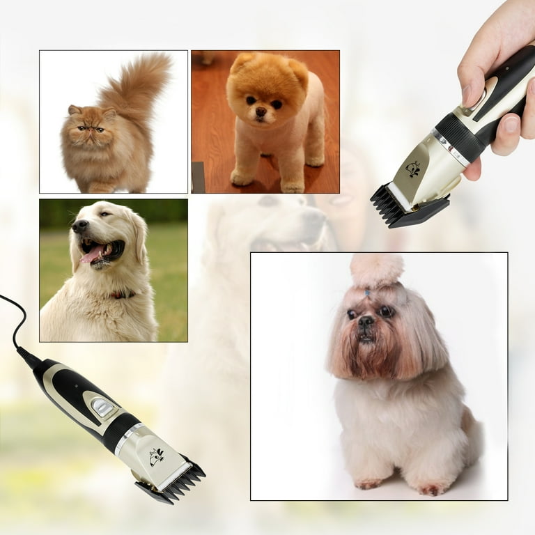 Dog Clippers Low Noise Pet Clippers Rechargeable Dog Trimmer