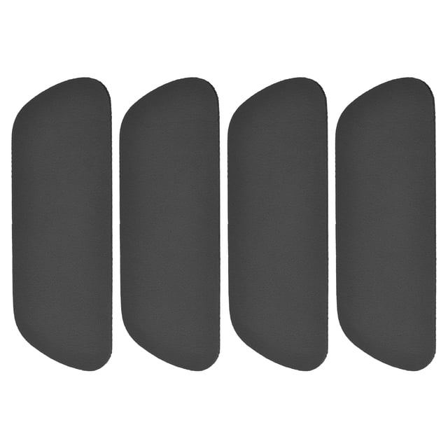 4 piezas de bandeja de goteo para refrigerador, almohadilla absorbente de agua, protege el dispensador de agua de derrames, negro