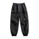 thumbnail image 2 of Ceisia Men's Solid Color Water-Repellent Lantern Cargo Pants with Elastic Drawstring Waist Black XXXL Gifts, 2 of 9