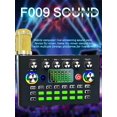 thumbnail image 2 of F009 Sound Card, Mobile Phone, Computer, Live Streaming Sound Card Device, DJ And Ktv Mixer Compatible With Multiple Foreign Platforms, One Click Nois, 2 of 5