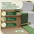 thumbnail image 4 of Renovator's Supply Solid Brass Carpet Clip Stair Holder Pair of 13, 4 of 16