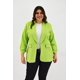thumbnail image 1 of Blazer manga 3/4 Roman Fashion /Tallas Extras, 12255 (Verde limón) verde lima 40, 1 of 7