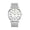 Silver_BM13, variant on Resicozy Mens Black Watch Leather Strap Small Watch with Black Dial Casual Fashion Quartz Wristwatch White with Black Band