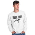thumbnail image 5 of Bite Me Fish Bait Funny Fishing Humor Sweatshirt for Men or Women Brisco Brands X, 5 of 6
