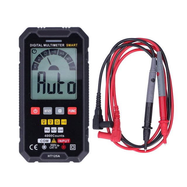 HT125A Multimètre Numérique Portable Affichage Compteur de Tension Intelligent pour l'Industrie