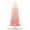Pink, variant on 7.5ft Pencil Christmas Tree, Slim Artificial Xmas Tree with Snow Flocked Branches, Skinny Pink Gradient Christmas Decoration for Home & Office